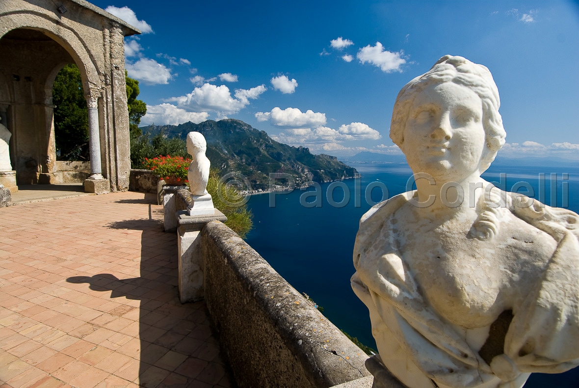 Terrace of Infinity, Villa Cimbrone, Ravello, Amalfi Coast, Campania, Italy